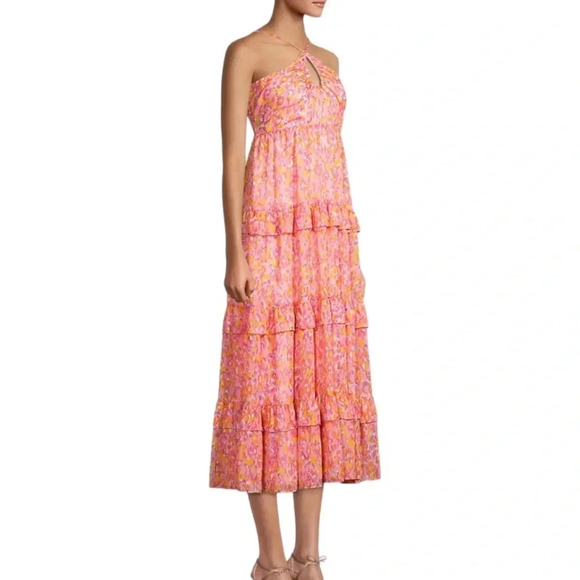 Likely Danielle Floral Printed Tiered  Midi Dress Size 2 NWT - Picture 11 of 11